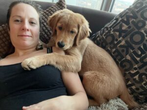 Amanda Walls with Ted for offline