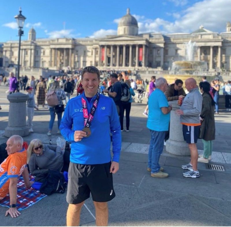 Kevin Gibbons at London Marathon