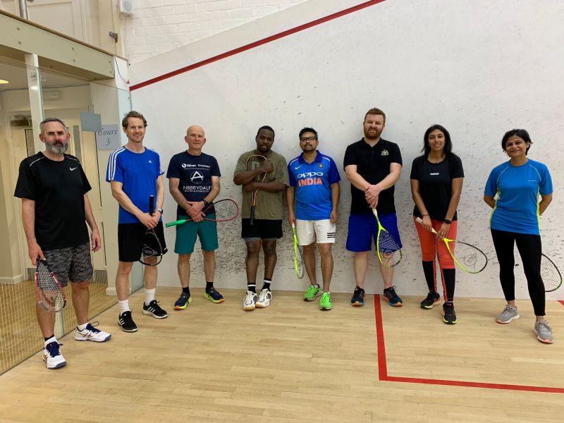 Ben Foster and squash